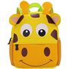 BAIGIO Zaino per bambini, Borsa Scuola Piccola Animale Zainetto da viaggio Asilo Nido PreSchool Ragazzi/e Hop Zoo 2-7 anni (Giraffa, 21 * 8 * 26cm)