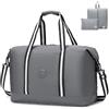 SPAHER Bagaglio a Mano 55x40x23 cm Lufthansa Tui Airways Borsone da Viaggio Pieghevole Donna Uomo Borsa Palestra Cabina Borse a Mano Travel Duffel Bag Borsa da Viaggio per Weekend con Borse Trucco