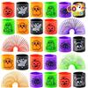 JOYIN 60 molle elicoidali di Halloween per bambini, mini giocattoli magici, bobine antistress, giocattolo slinky per bomboniere di Halloween, sacchetti per dolcetti o scherzi, scambio in classe, premi