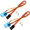 KEEDA Confezione da 2 luci a LED per polizia, circolari, stroboscopiche, allarme, per auto e camion da 1/8 1/10 1/12 1/16 RC (blu)