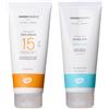 Green People Crema Solare Edelweiss SPF15 & Doposole, 2x200ml