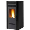 Caris Stufa a pellet ventilata caris maylea con healthsystem nero 7,1 kw
