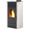 Caris Stufa a pellet ventilata caris dalia 8 bianco 7,1 kw