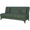 BellaHome Divano 3 posti bellahome abete verde scuro, 185x78x90 cm