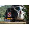 Nordrive Copertura per portabici su gancio traino nordrive 190x50x130 cm - n60058