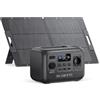 BLUETTI Generatore Solare AC2A con 100W Pannello Solare, 204Wh Centrale Elettrica Portatile 2 300W (600W Picco) AC Uscia, LiFePO4 Batteria Backup per Campeggio all'Aperto, Emergenza
