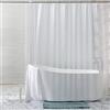 meioro Tenda per Doccia Bianca Peva Impermeabile e Resistente alla Muffa Tende da Bagno Accessori per la casa con Anelli di Tenuta e Ganci per Tende Resistenti ruggine (L180cm x A220cm, Trasparente)