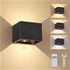 Dehobo Applique da Parete con Sensore di Movimento, Applique LED da Parete Interno Batteria Ricaricabile da 5000mAh, Regolabile in Luminosità, per Scale, Corridoio-1 Pezzi