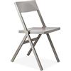 Alessi Piana ASPN7032 - Sedia Pieghevole di Design, in Polipropilene Rinforzato con Fibra di Vetro, Grigio