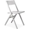 Alessi Piana ASPN9001 - Sedia Pieghevole di Design, in Polipropilene Rinforzato con Fibra di Vetro, Bianco