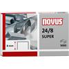 NOVUS 24/8 Super Box di 1000 punti galvanizzati 24/8