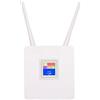 Dpofirs Router CPE 4G LTE Con Slot per Scheda SIM, WiFi Wireless Con Doppia Antenna Esterna per Viaggi in Ufficio e Casa