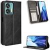 Cover Per Oukitel C36 + Vetro Temperato, Custodia Con Anello Girevole 360° E Supporto, Nera