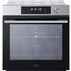 LG InstaView WSED7613S Forno da Incasso Multifunzione, Classe A+, 76L, 300°C, Air Fry, Sous Vide, Pizza, Sistema ProBake, EasyClean, Pirolisi, Wi-Fi, Isolamento 4 Vetri, Guide Telescopiche, Nero
