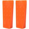 Fdit Cunei da abbattimento in plastica 2PCS Cunei da Taglio Portatili per Alberi Accessori per la Registrazione della Catena
