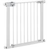 Safety 1st Secure Tech Metal Cancelletto Di Sicurezza In Metallo Per Bambini, Porte, Scale, Vani Con Apertura 73-80 Allungabile Fino A 136 Con Estensioni Vendute Separatamente, In Metallo Bianco