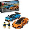 LEGO Speed Champions Lamborghini Revuelto e Huracán STO - Modellini di Auto da