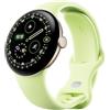 Google Pixel Watch 4 (41 mm) - Smartwatch Android con tracker per fitness e benessere, e assistente virtuale Gemini - Cassa in alluminio oro champagne - Cinturino sportivo verde cedro - LTE