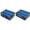 DIGITUS Switch PoE industriale da 8 porte 10/100Base-TX(PoE) a 100Base-FX
