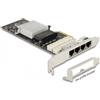 Delock PCI Express x4 card a 4 x RJ45 Gigabit LAN i350 bypass porta