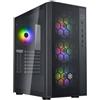 Silverstone Midi-Tower Fara R1 PRO V2 vetro temperato - nero