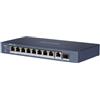 HIKVISION SWITCH 10-PORT GIGABIT UNMANAGED HI-POE SWITCH 8 GIGABIT RJ45 POE PORT