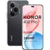 HONOR 400 Pro Smartphone 5G 12GB RAM 512GB ROM, 200MP Ultra-clear AI Camera, AMOLED da 6.7 pollici display Eye Comfort Cellulare con Snapdragon 8 Gen 3, Dual SIM NFC, 5300 mAh, Midnight Black