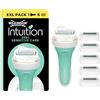 Wilkinson Sword - Intuition Sensitive Care XXL Pack - Rasoi per donna - Confezione XXL con 1 rasoio + 6 lame di ricarica - Contiene Provitamin B5, Aloe Vera e Vitamina E
