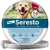 Seresto Elanco Seresto Collare antiparassitario, Per cani oltre 8 kg, Elimina pulci, zecche, pidocchi e protegge dal rischio di trasmissione della leishmaniosi fino a 8 mesi, 1 collare