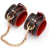 SuperLove Premium Handcuffs Black-Red