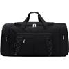 Spring Country Borsone da viaggio da uomo, borsa da viaggio per weekender durante la notte, leggero, extra large, in tessuto Oxford, robusto, impermeabile, per uomini e donne, 66 cm (oro blu, oro rosso, XL, Nero