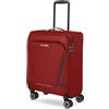 travelite valigia a mano con 4 rotelle per Condor + Ryanair, serratura a combinazione integrata, trolley morbido superleggero con funzione di aggancio, 55x40x20 cm, 37 l, 1,9 kg