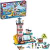 LEGO Friends Il Faro Centro di Soccorso, Set con Clinica Veterinaria a 4 Piani con Le Mini-Doll di Mia ed Emma, con Figure di Animali, 41380