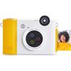 Kodak Smile+ Fotocamera Istantanea 5MP Bianco e Giallo con Bluetooth e Flash Auto