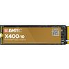 Emtec X400-10 SSD M.2 4TB PCIe 4.0 per PS5 7400/7000 MB/s Lettura/Scrittura