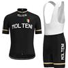 Fenovel Tuta Completo Ciclismo Uomo Estivo Abbigliamento MTB da Corsa Maglia Bici Pro + Salopette con Gel 19D