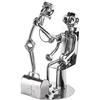 Brubaker Vite Uomo Doctor With Patient Stethoscope - Figura d'acciaio fatta a mano Uomo di metallo - Idea regalo figura in metallo per Medici Generici - Regalo per i medici