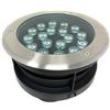 AntDau71® - Faretto a led segnapasso calpestabile da esterno viali sentieri giardino pavimento IP65 da incasso a terra luce calda 3000k - 220V (18 watt (19,3 x 9 cm))