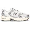 NEW BALANCE 530 Sneaker In Pelle Argento Metallizzato - Donna - Argento Metallizzato