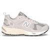 NEW BALANCE 878 Sneaker In Pelle E Tessuto Grigio - Donna - Grigio