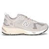 NEW BALANCE 878 Sneaker In Pelle E Tessuto Grigio - Uomo - Grigio