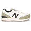 NEW BALANCE 515 Sneaker In Pelle E Tessuto Bianco Verde - Uomo - Bianco Verde