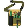 Aucuu Borsa per Attrezzi, Marsupio per Utensili Giardino, Borsa per Attrezzi Multifunzionale con Tasche, per Giardinieri, Carpentieri, Costruttori, Falegnami