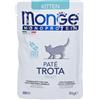 Monge & C. SpA Monge Busta Monoporzione Kitten Pate Trota Gatti 85 g Mangime