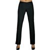 ISACCO Pantalone trendy nero con elastico ISACCO 024201