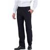 SIGGI Pantalone Uomo Cameriere Nero Con pence Siggi