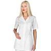 ISACCO Casacca Atene Manica Corta Lyocell Bianco 53% Lyocell 47% Poliestere Riciclato ISACCO 031438M