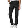 ISACCO Pantalone Slim Zip Unisex Nero 65% Poliestere 35% Cotone ISACCO 043601