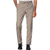 ISACCO Pantalone Slim Zip Unisex Tortora 65% Poliestere 35% Cotone ISACCO 043635