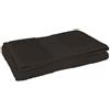 Valento Telo Doccia Sponge Nero 85x150